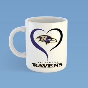 NFL Heart Favorite NFL Football Team Sport Mug of Your Favorite Team